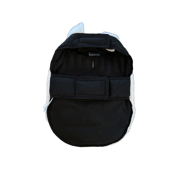 Pajar Pup Mixed Media Sherpa Dog Jacket Black M New - Picture 6 of 6